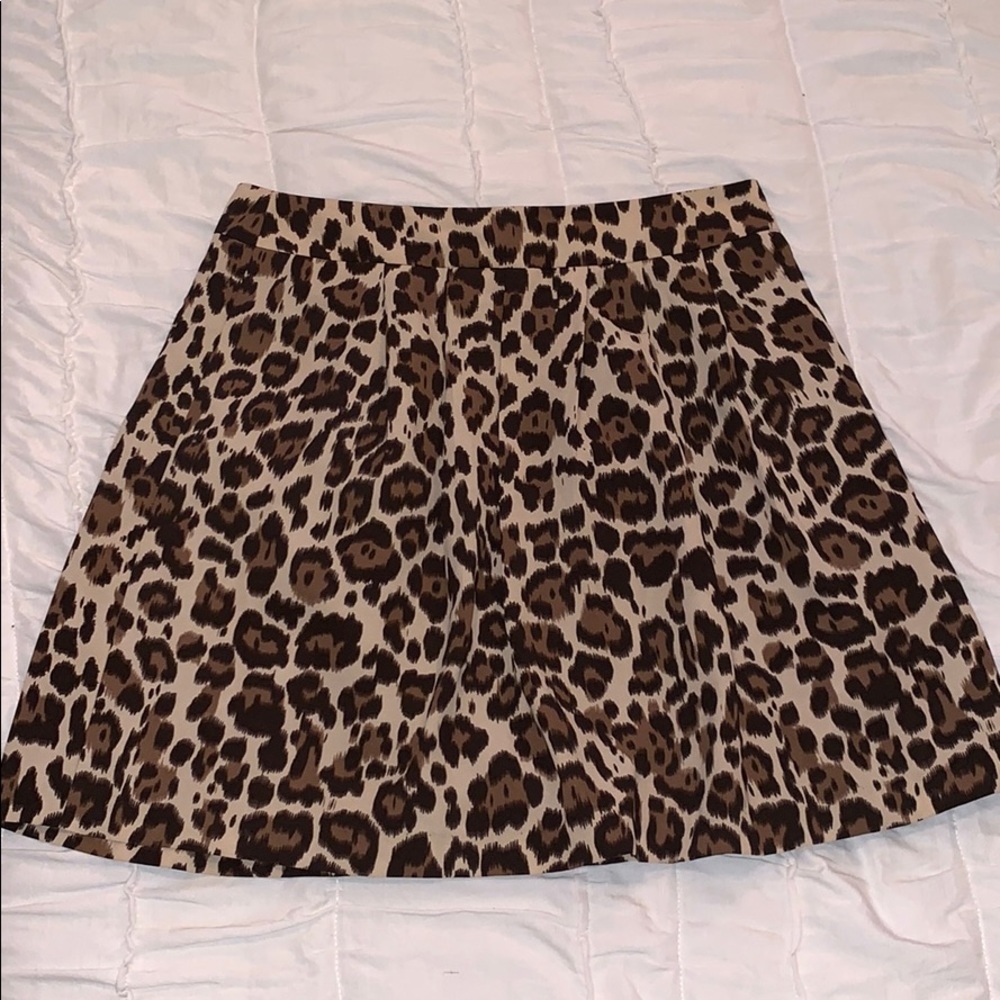 Banana Republic Leopard Skirt